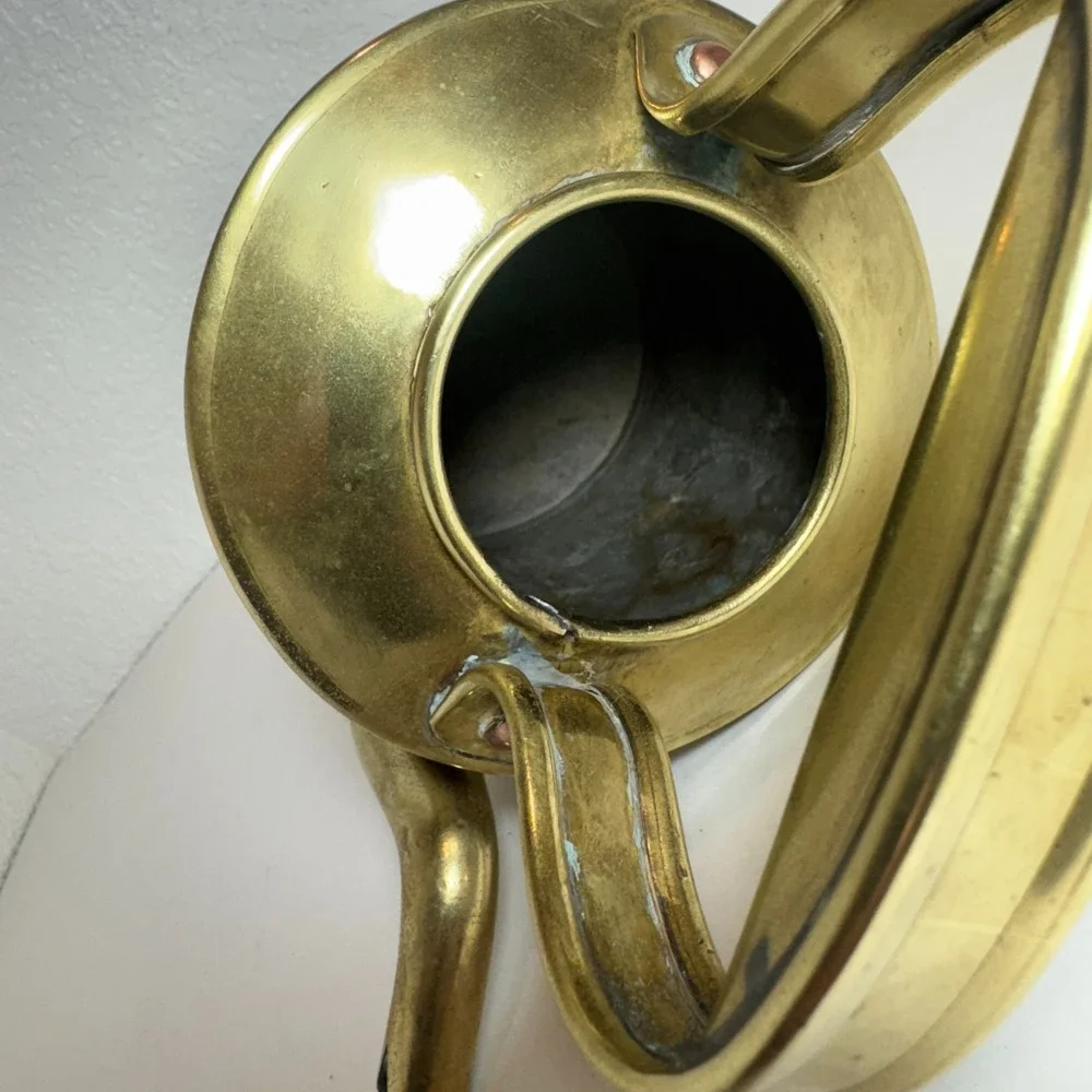 Vintage‎ Brass Teapot Kettle Pitcher Small Water Can